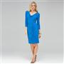 Cowl Drape Sarong Dress, Pool, small