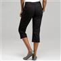 5 Pocket Cuffed Capri, Black, small