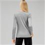 Long Sleeve Crew Neck, Grey Heather, small