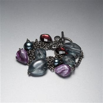 Light Hematite Bracelet, Hematite, large