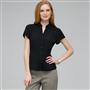 Must Have Washable No-Iron Georgette Blouse, Black, small