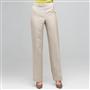 Washable Linen Classic Yoke Pant, Stone and White, small