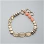 Pink and Gold Necklace, Pink, small