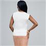 Scoop Neck Shell., Ivory, small