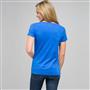 Short Sleeve Crew Neck, riviera blue & white, small